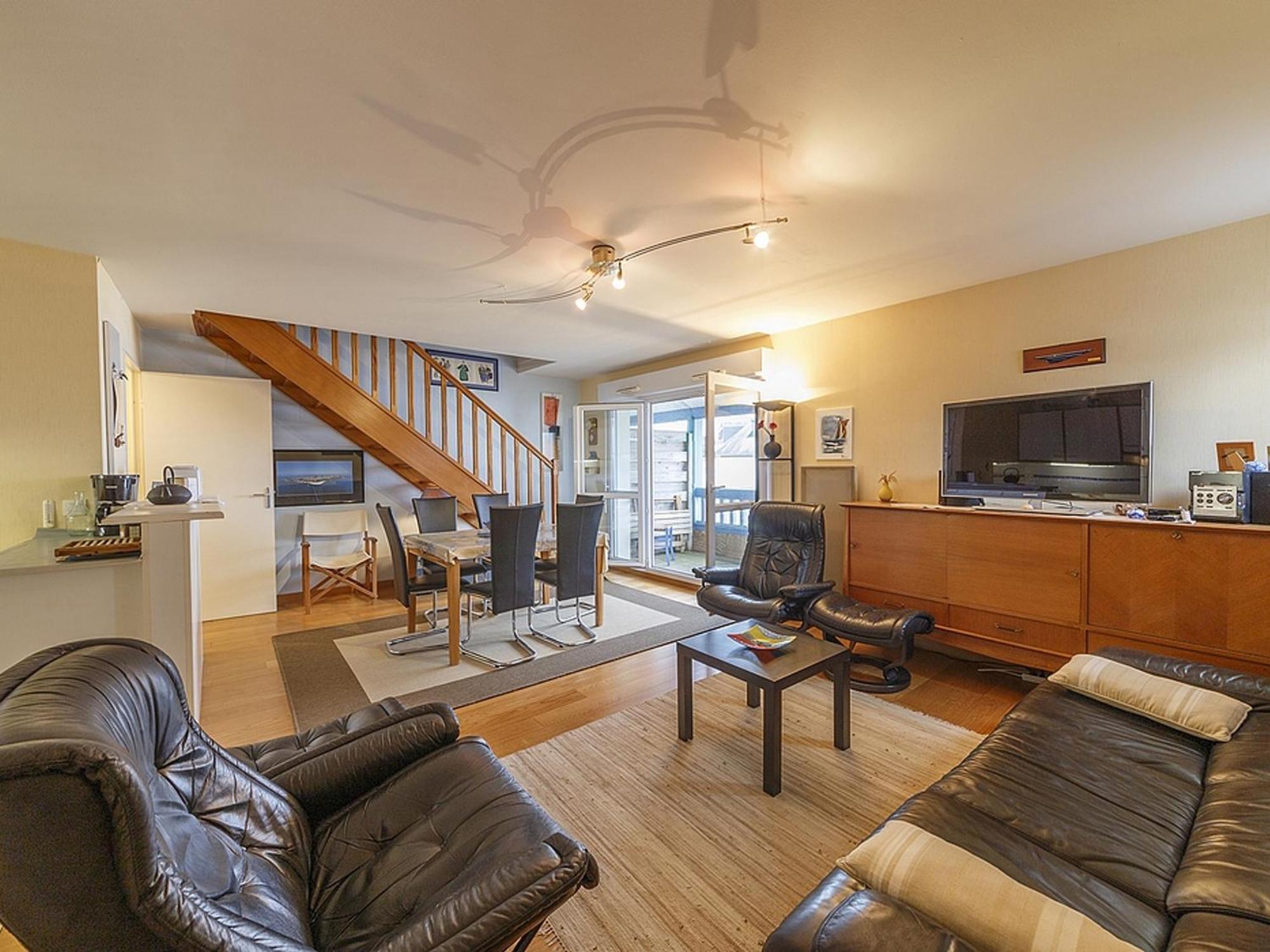Appartement Duplex Familial Vue Mer, Proche Plage Et Commerces - Fr-1-639-125 Arzon Εξωτερικό φωτογραφία